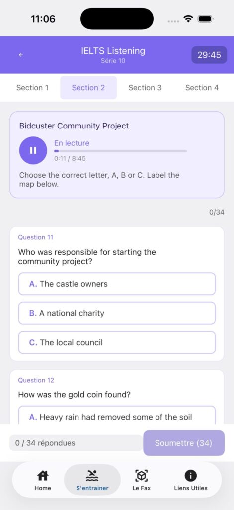 canatef ielts listening exam